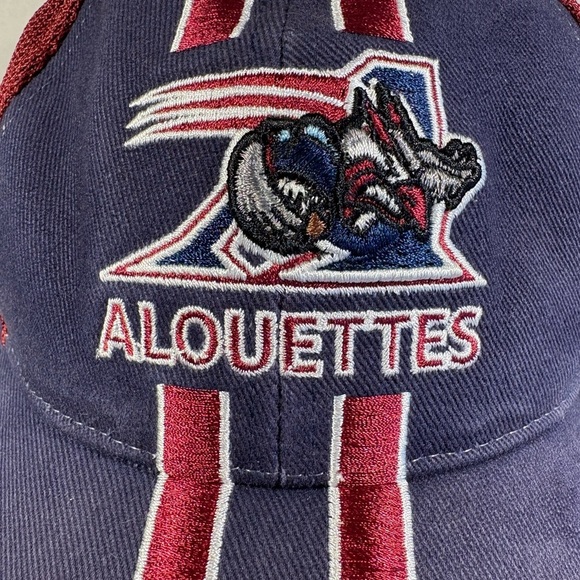 Montreal Alouettes Embroidered Cap in Navy and Red One Size - Picture 4 of 9